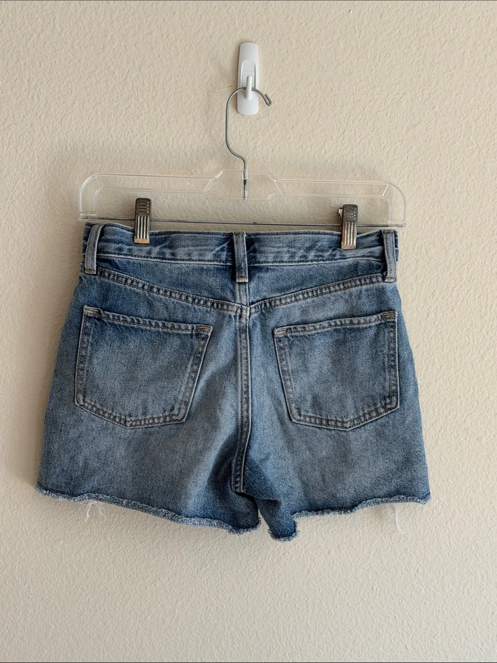 Old Navy Distressed Blue Denim Cutoff Shorts